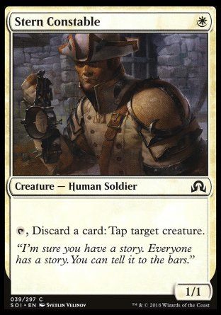 Stern Constable (Shadows over Innistrad) Trading Card