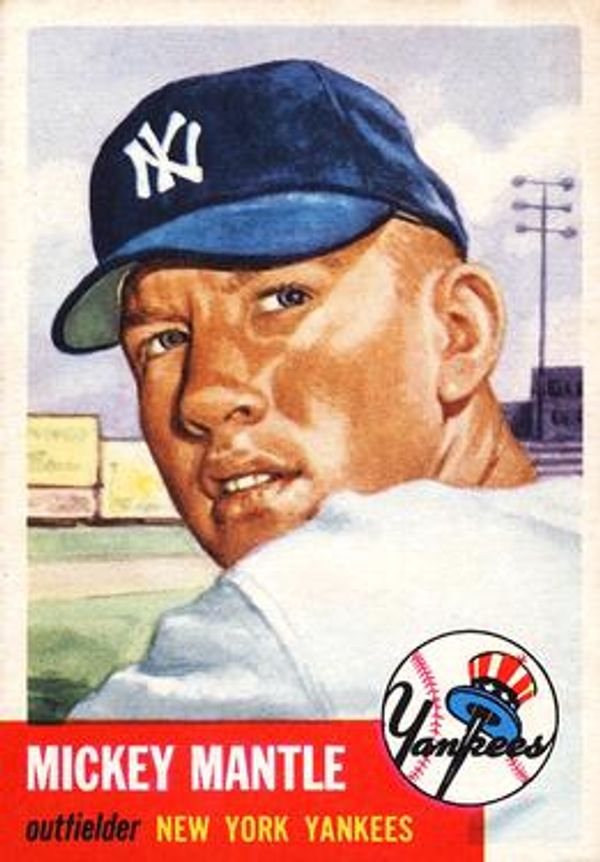 Mickey Mantle 1953 Topps #82