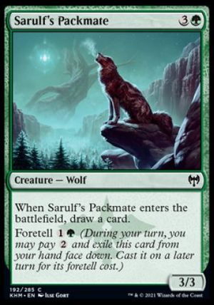 Sarulf's Packmate (Kaldheim)