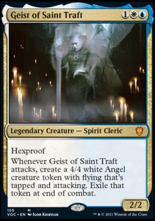 Geist of Saint Traft (Innistrad Crimson Vow Commander Decks) Trading Card