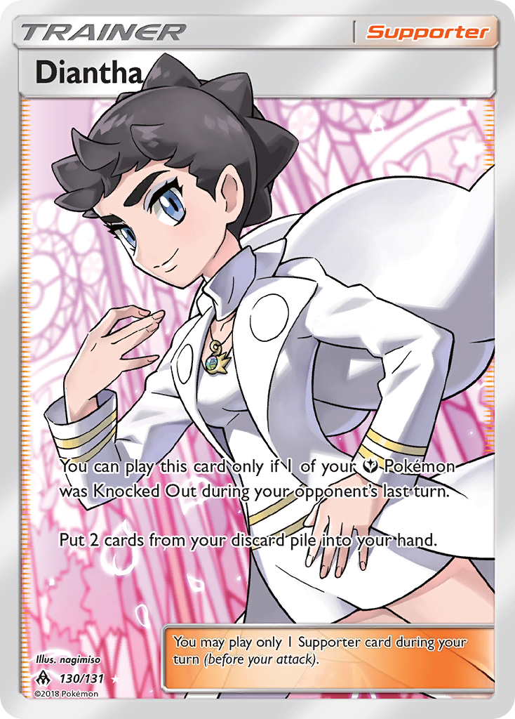 Diantha (Trainer: Supporter) (130/131) - Forbidden Light Pokémon Card