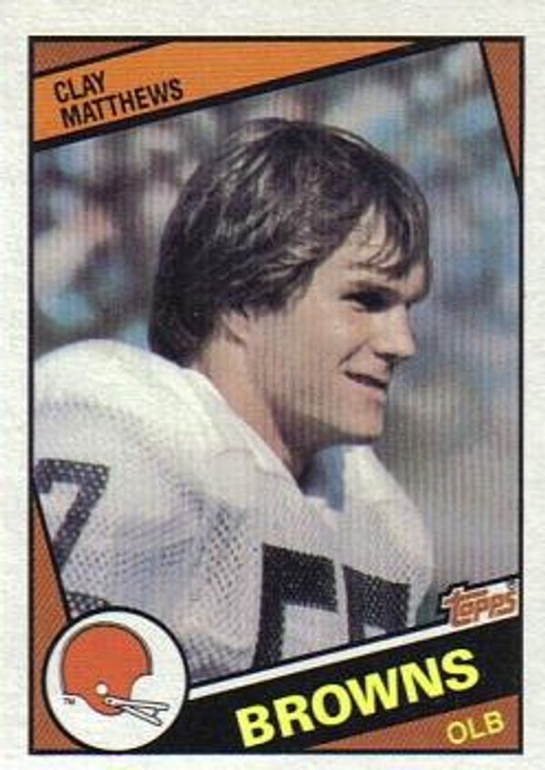 Clay Matthews 1984 Topps #56