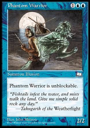 Phantom Warrior (Weatherlight) Trading Card