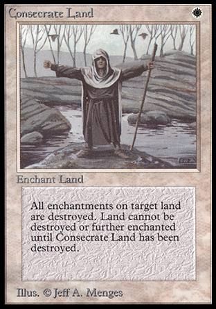 Consecrate Land (Beta) Trading Card