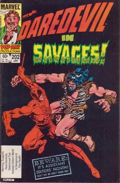 Daredevil #202 Comic