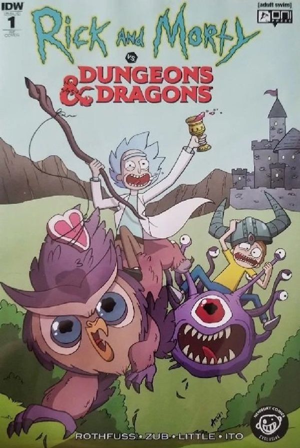 Rick and Morty Vs. Dungeons and Dragons #1 (Newbury Comics Edition)