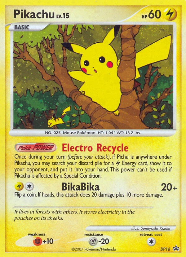 Pikachu (DP16) - DP Black Star Promos Pokémon Card