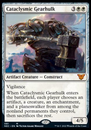 Cataclysmic Gearhulk (Kamigawa Neon Dynasty Commander Decks) Trading Card