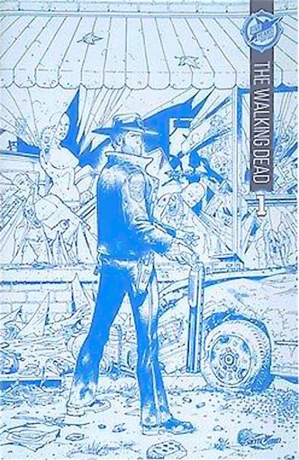 The Walking Dead #1 (5th Anniversary Blue Line Sketch Edition)