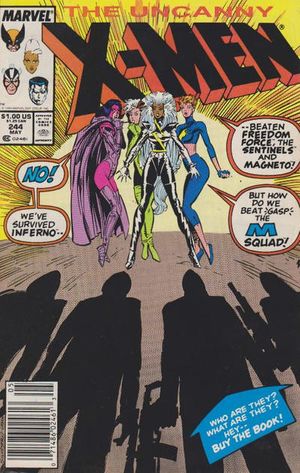 Uncanny X-Men #244 (Newsstand Edition)