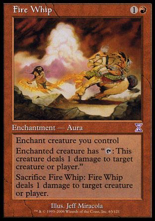 Fire Whip (Time Spiral) Trading Card