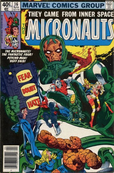 Micronauts #16 Comic