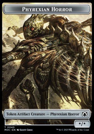 Phyrexian Horror (March of the Machine Commander Decks) Trading Card