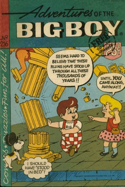 Adventures of Big Boy #216 Comic