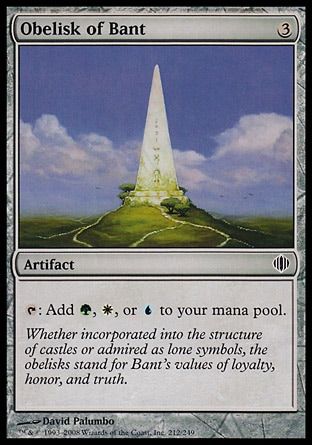 Obelisk of Bant (Shards of Alara) Trading Card