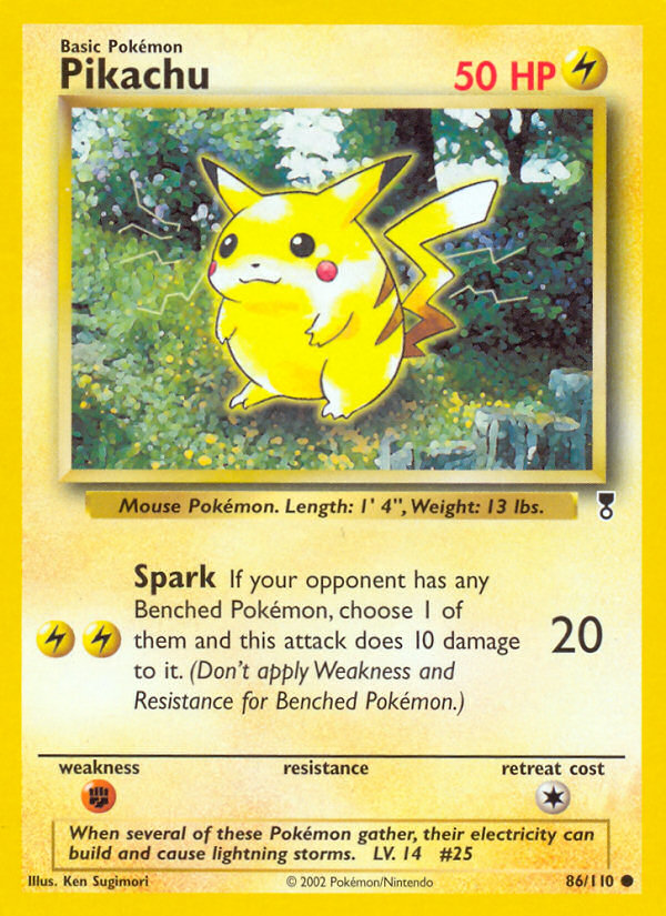 Pikachu (86/110) - Legendary Collection Pokémon Card