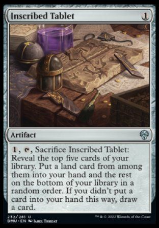 Inscribed Tablet (Dominaria United) Trading Card