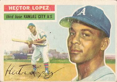Hector Lopez 1956 Topps #16 Sports Card
