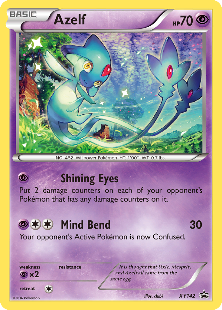 Azelf (XY142) - XY Black Star Promos Pokémon Card