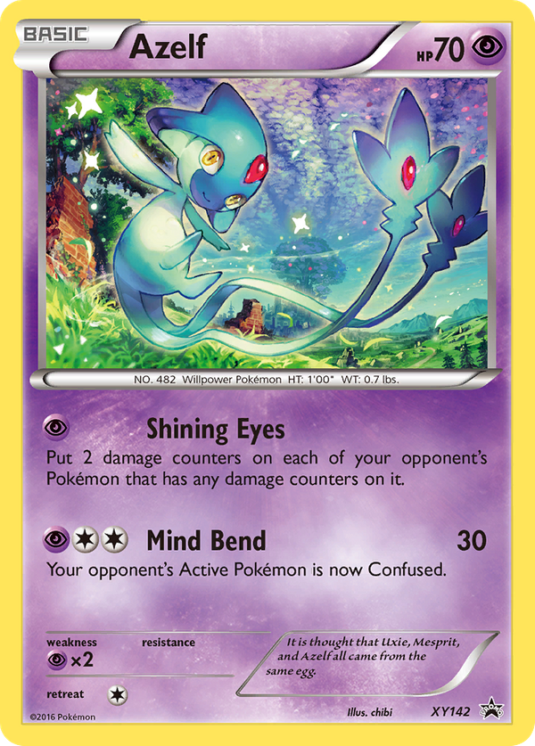 Azelf (XY142) - XY Black Star Promos