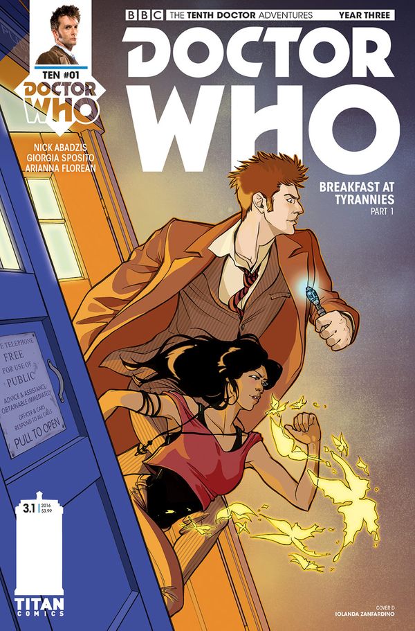 Doctor Who 10th Year Three #1 (Cover D Zanfardino)