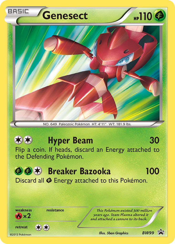 Genesect (BW99) - BW Black Star Promos Pokémon Card