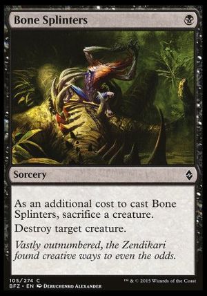 Bone Splinters (Battle for Zendikar)