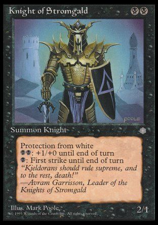 Knight of Stromgald (Ice Age) Trading Card