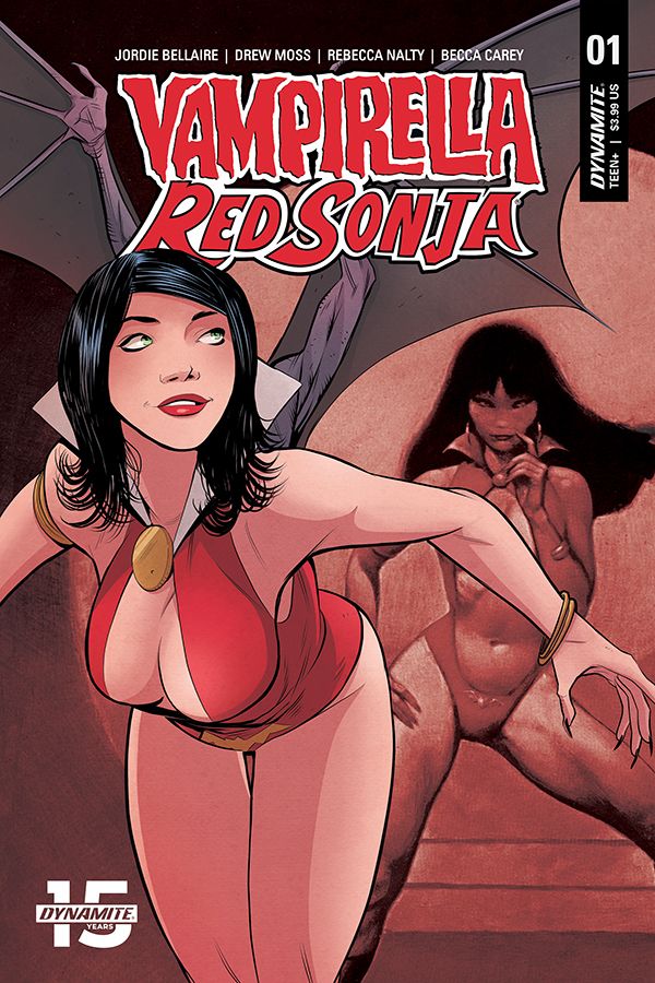 Vampirella/Red Sonja #1 (Cover E Moss Then Now)