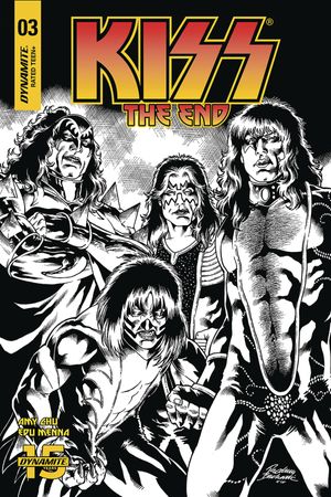 Kiss End #3 (30 Copy Buchemi B&w Cover)