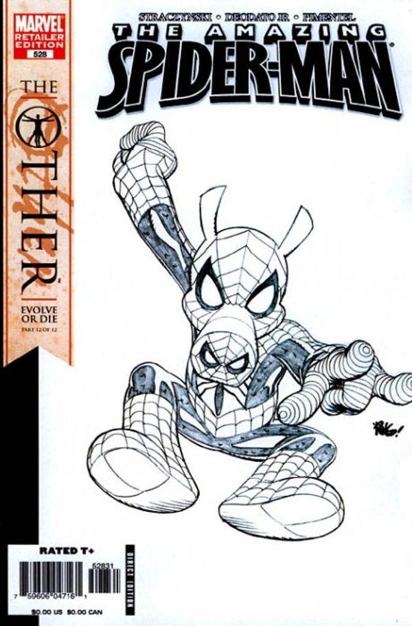 Amazing Spider-Man #528 (Retailer Incentive Sketch Variant)