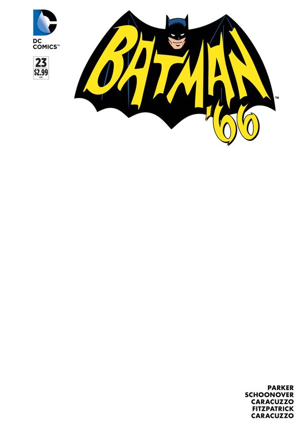 Batman '66 #23 (Blank Variant Cover)