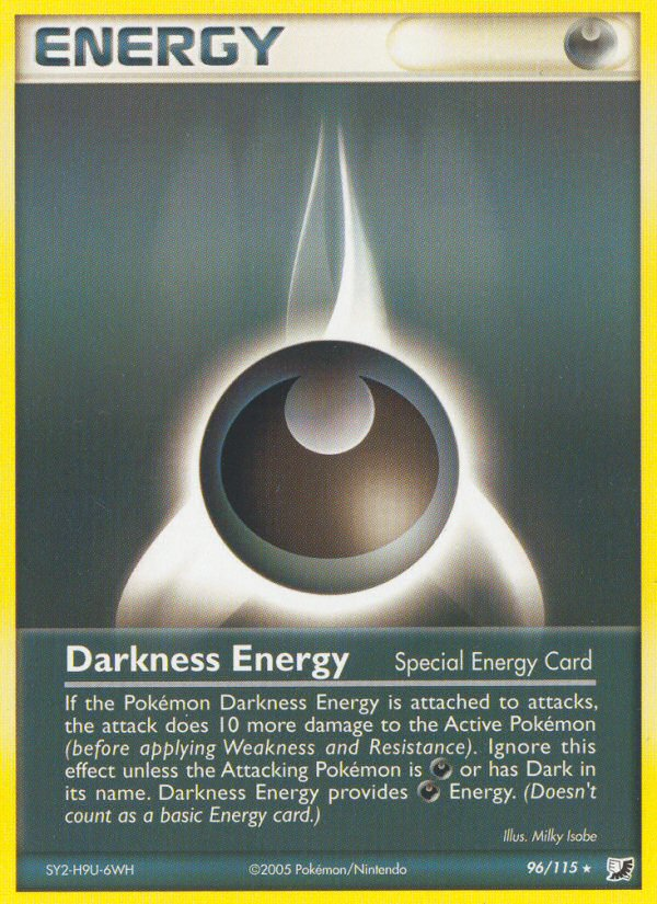 Darkness Energy (96/115) - Unseen Forces Pokémon Card