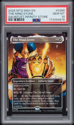 The Mind Stone (Marvel Super Heroes - Borderless Foil)