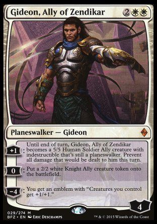 Gideon, Ally of Zendikar (Battle for Zendikar) Trading Card