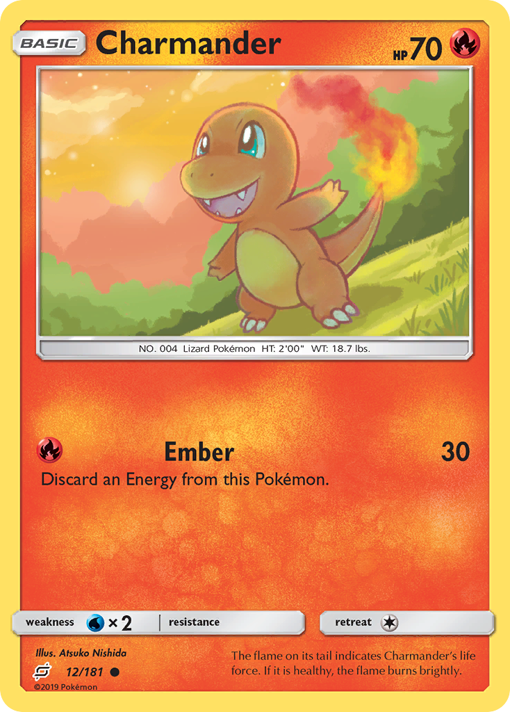 Charmander (12/181) - Team Up Pokémon Card