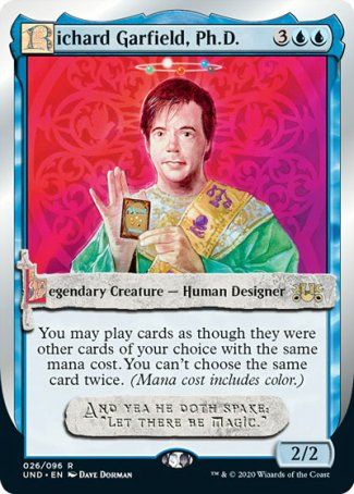 Richard Garfield, Ph.D. (Unsanctioned) Trading Card