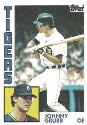 Johnny Grubb 1984 Topps #42
