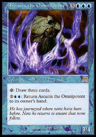 Arcanis the Omnipotent (Onslaught) Trading Card