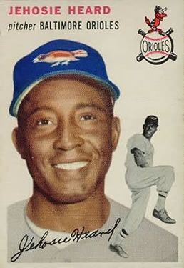 Jehosie Heard 1954 Topps #226 Sports Card
