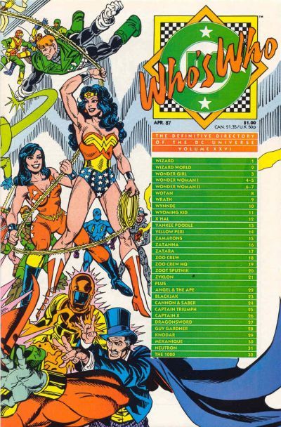 Who's Who: The Definitive Directory of the DC Universe #26 Comic