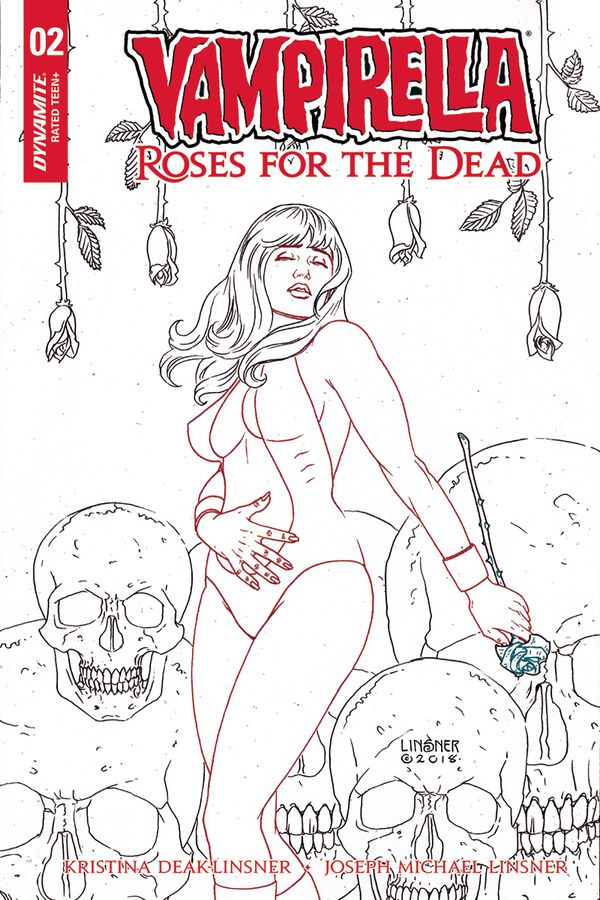 Vampirella Roses for the Dead #2 (20 Copy Cover Linsner B&w)