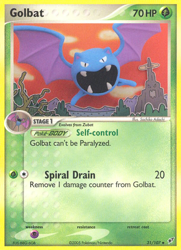 Golbat (31/107) - Deoxys Pokémon Card