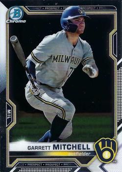 Garrett Mitchell 2021 Bowman Chrome - Prospects Baseball #BCP-204 Sports Card