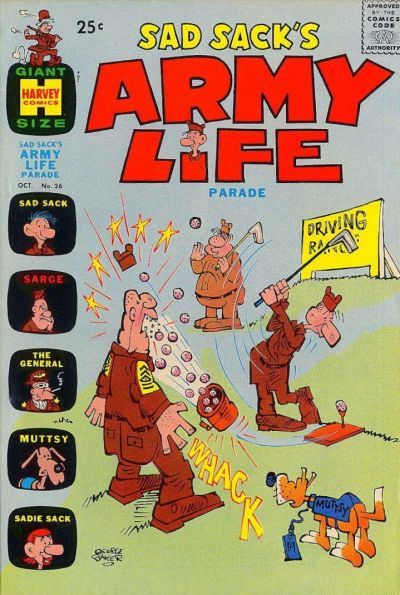 Sad Sack's Army Life Parade #26 Comic