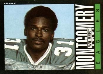 Wilbert Montgomery 1985 Topps #134 Sports Card