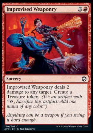 Improvised Weaponry (Dungeons & Dragons: Adventures in the Forgotten Realms) Trading Card