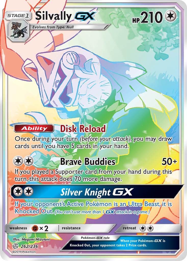 Silvally GX (262/236) - Cosmic Eclipse Pokémon Card