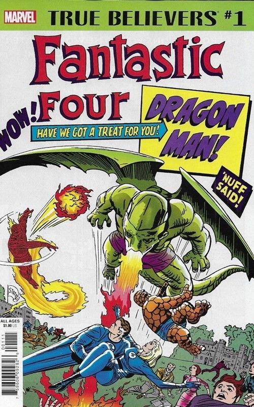 True Believers: Fantastic Four - Dragon Man Comic