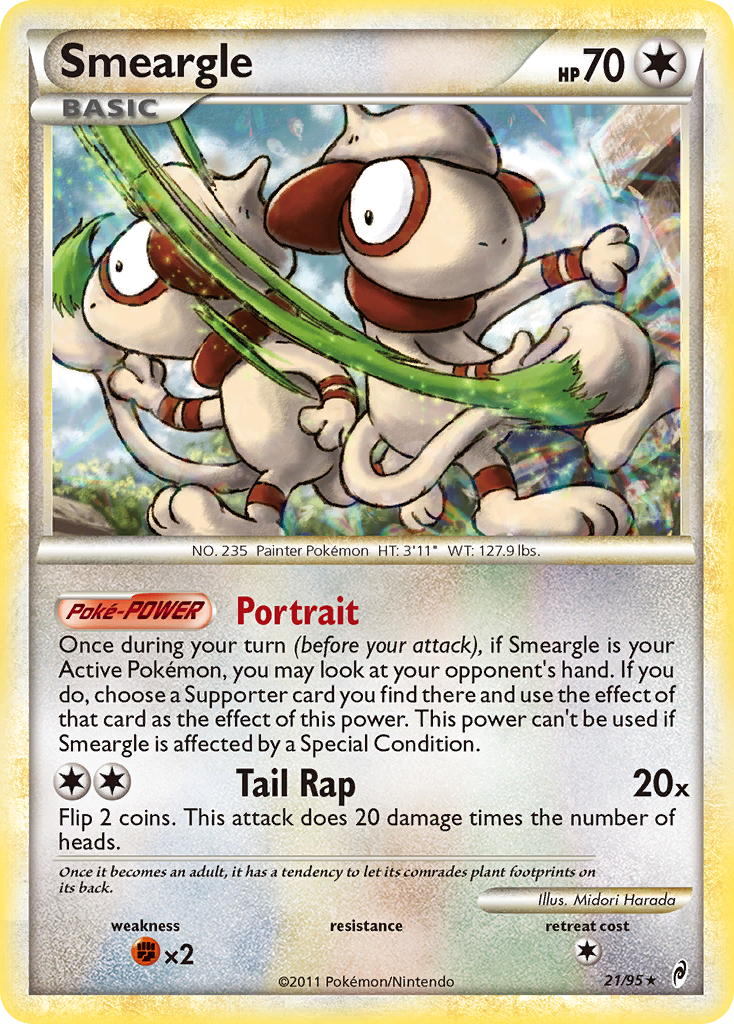 Smeargle (21/95) - Call of Legends Pokémon Card